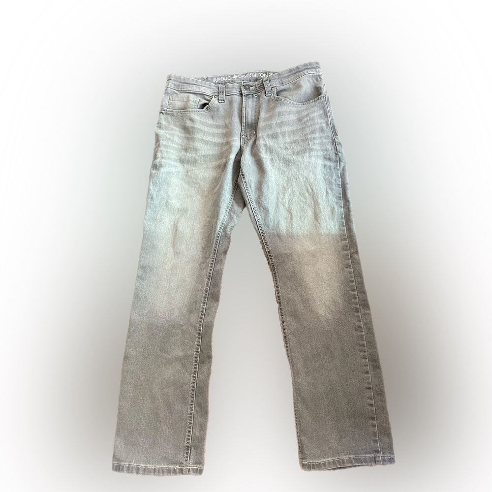 Buffalo David Bitton Gray Straight Jeans